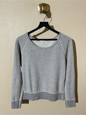 James Perse Light Gray Crewneck Sweatshirt